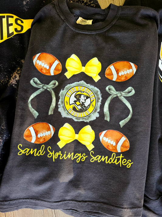 Sandite Bow Cropped Tee "Long Crop"