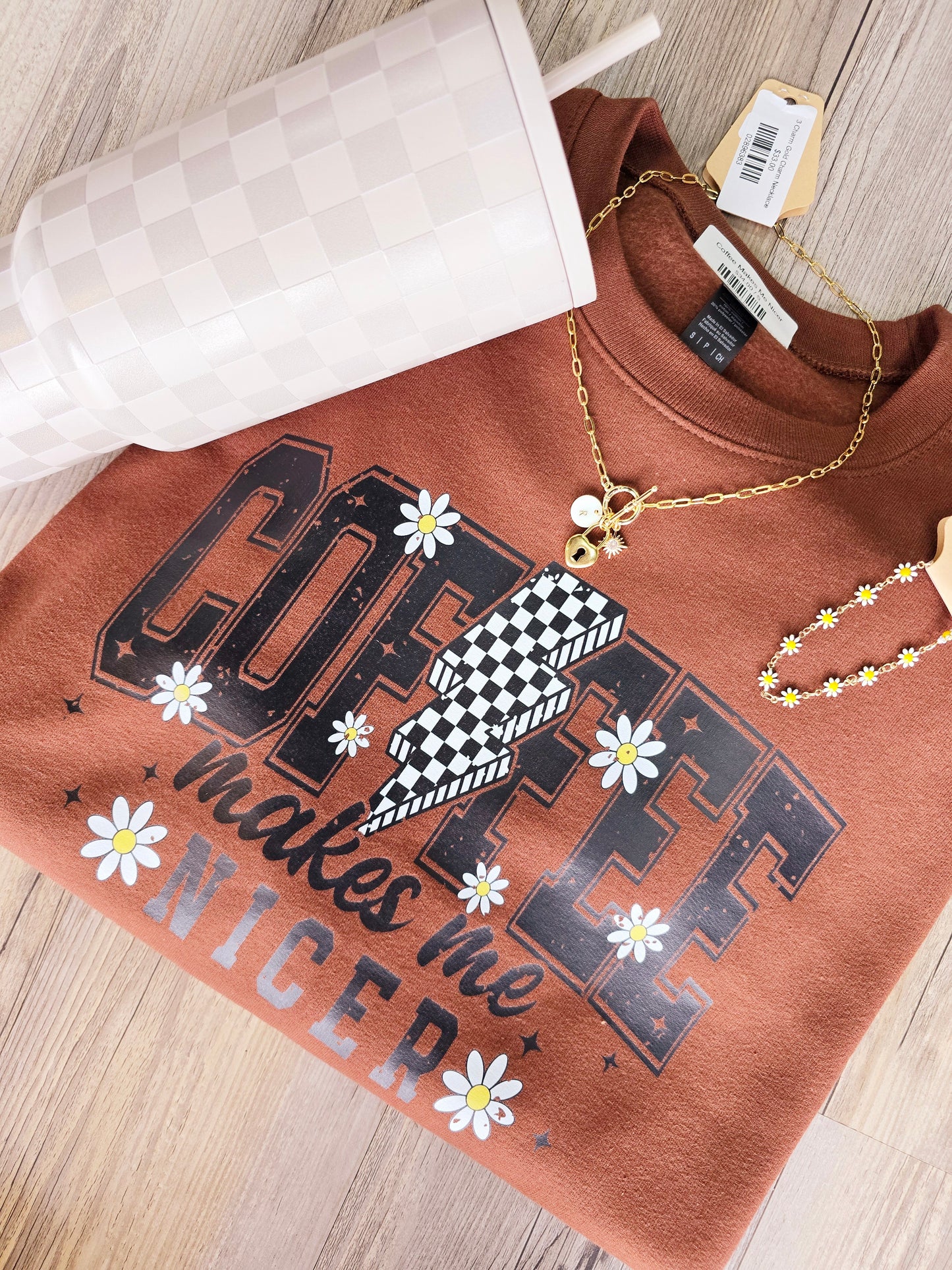 Coffee Makes Me Nicer Sweatshirt