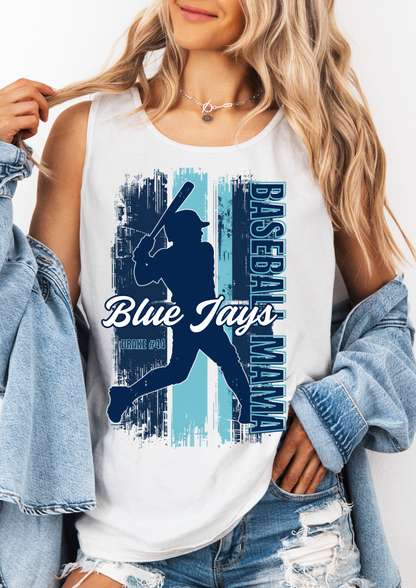 Custom Baseball Mama Tee-Read description