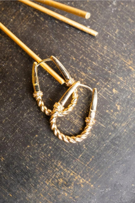 Goldtone Hoop Earrings