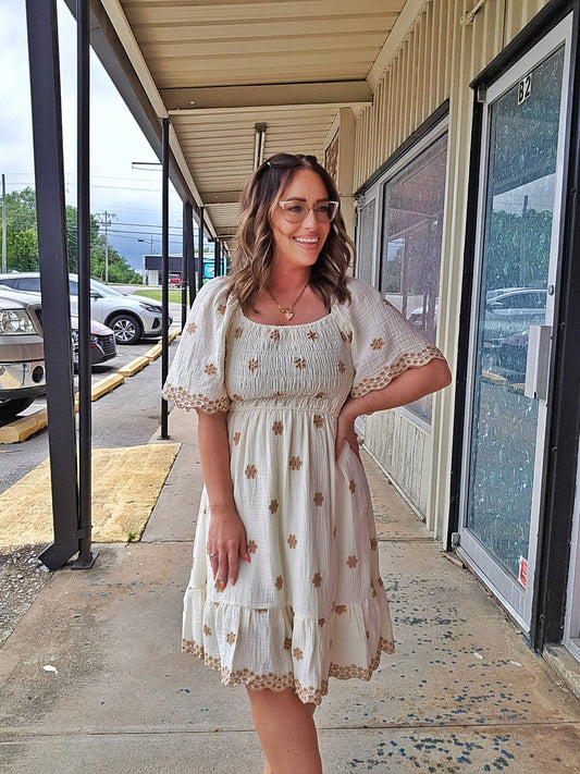 Ivory summer dress