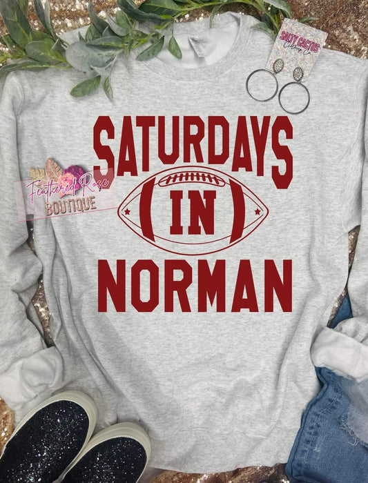 Saturdays In Norman Sweatshirt
