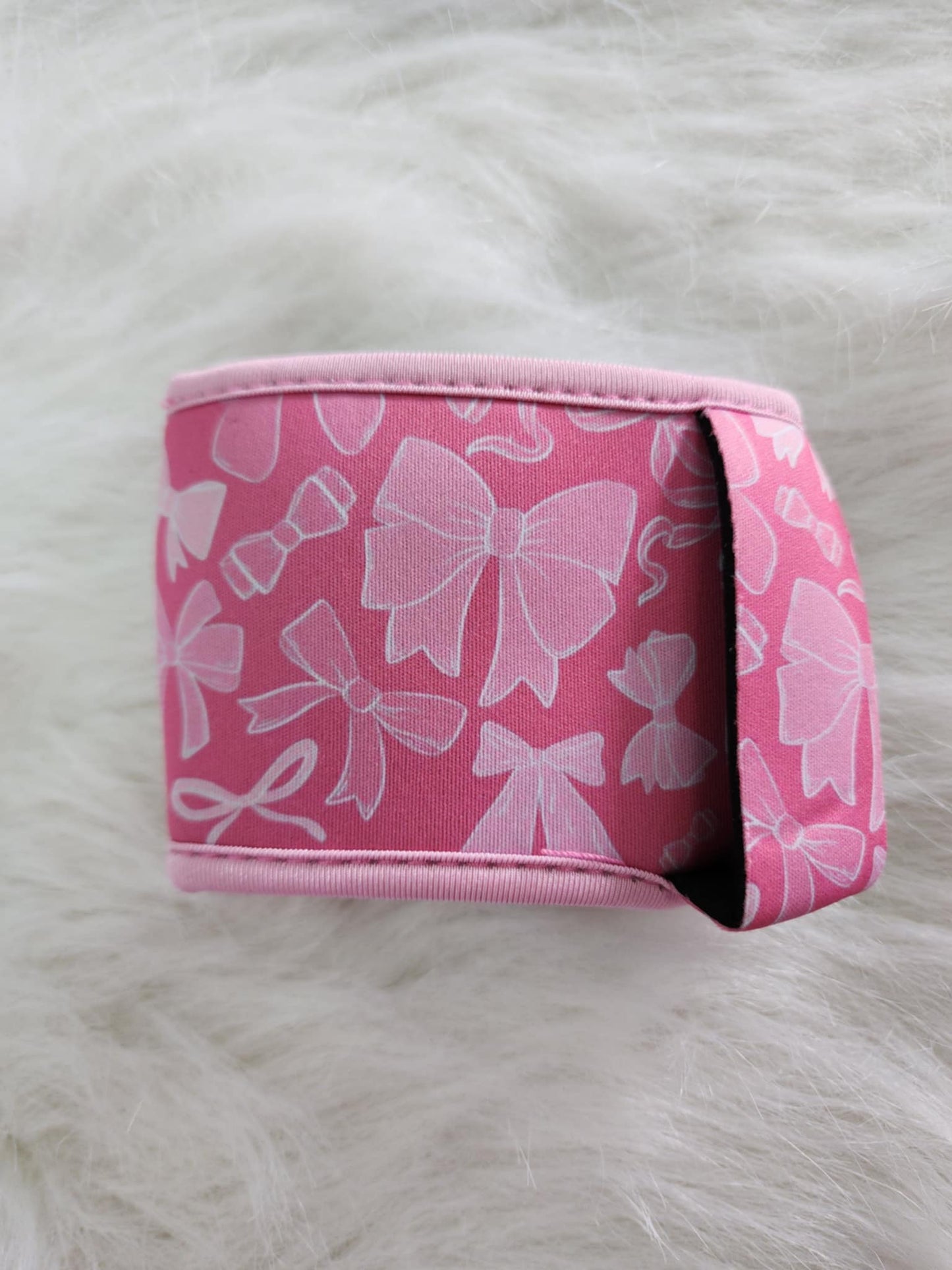 Pink Bow Coffee Sleeve