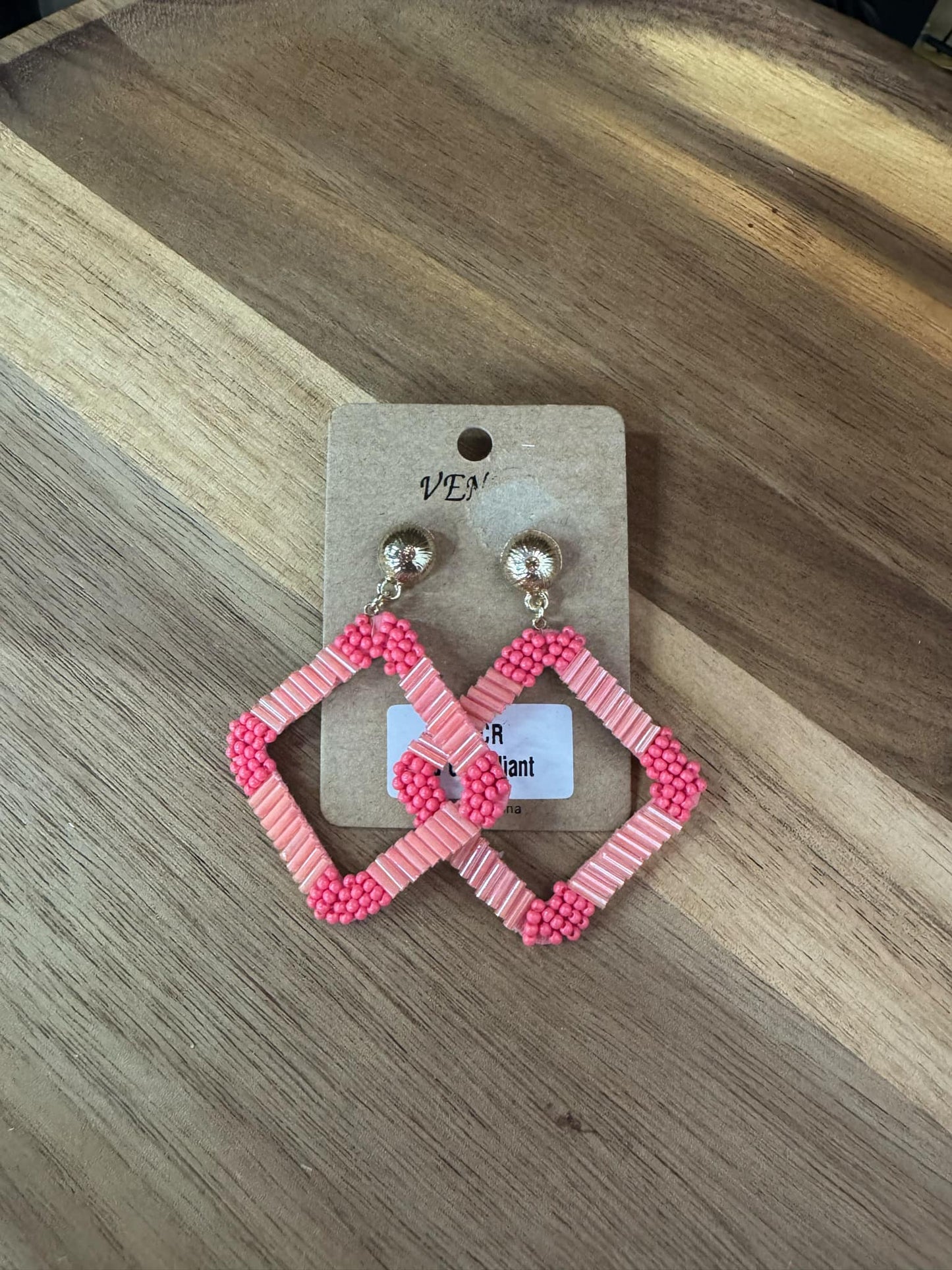 Pretty In Pink Earrings