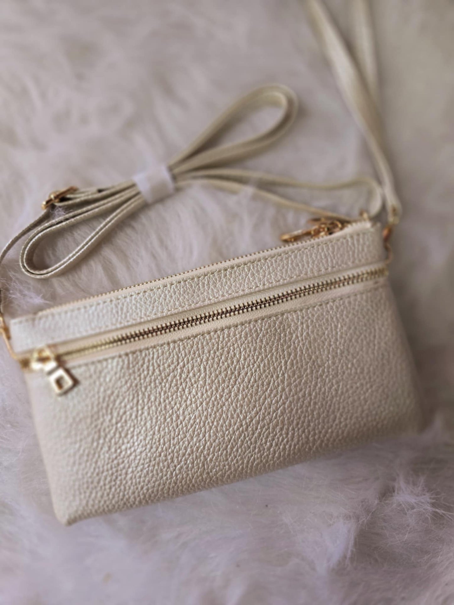 Shimmer Crossbody Clutch Bag