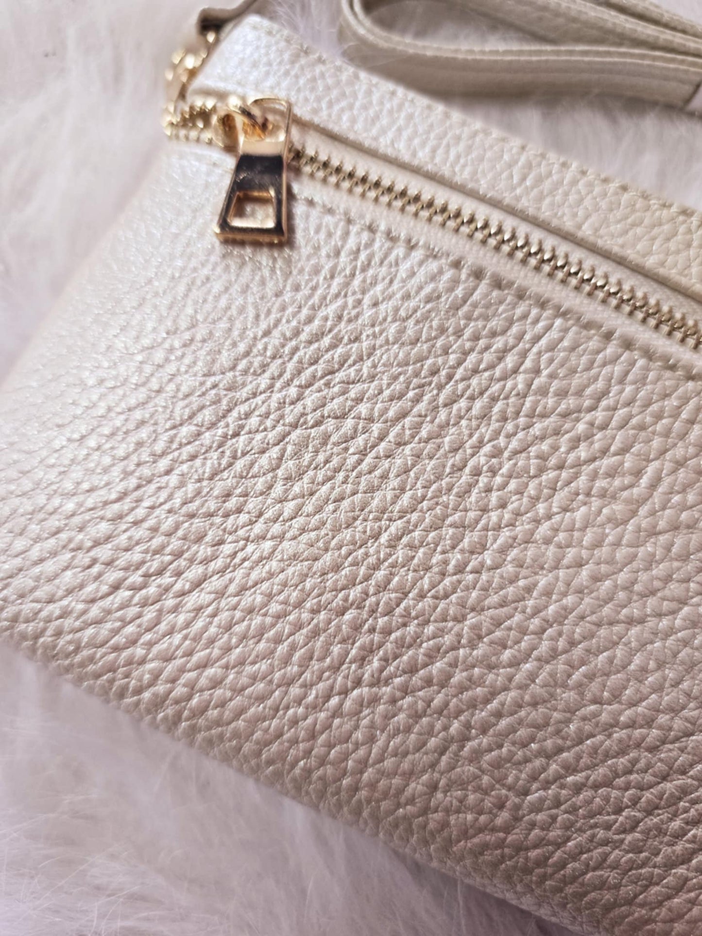 Shimmer Crossbody Clutch Bag