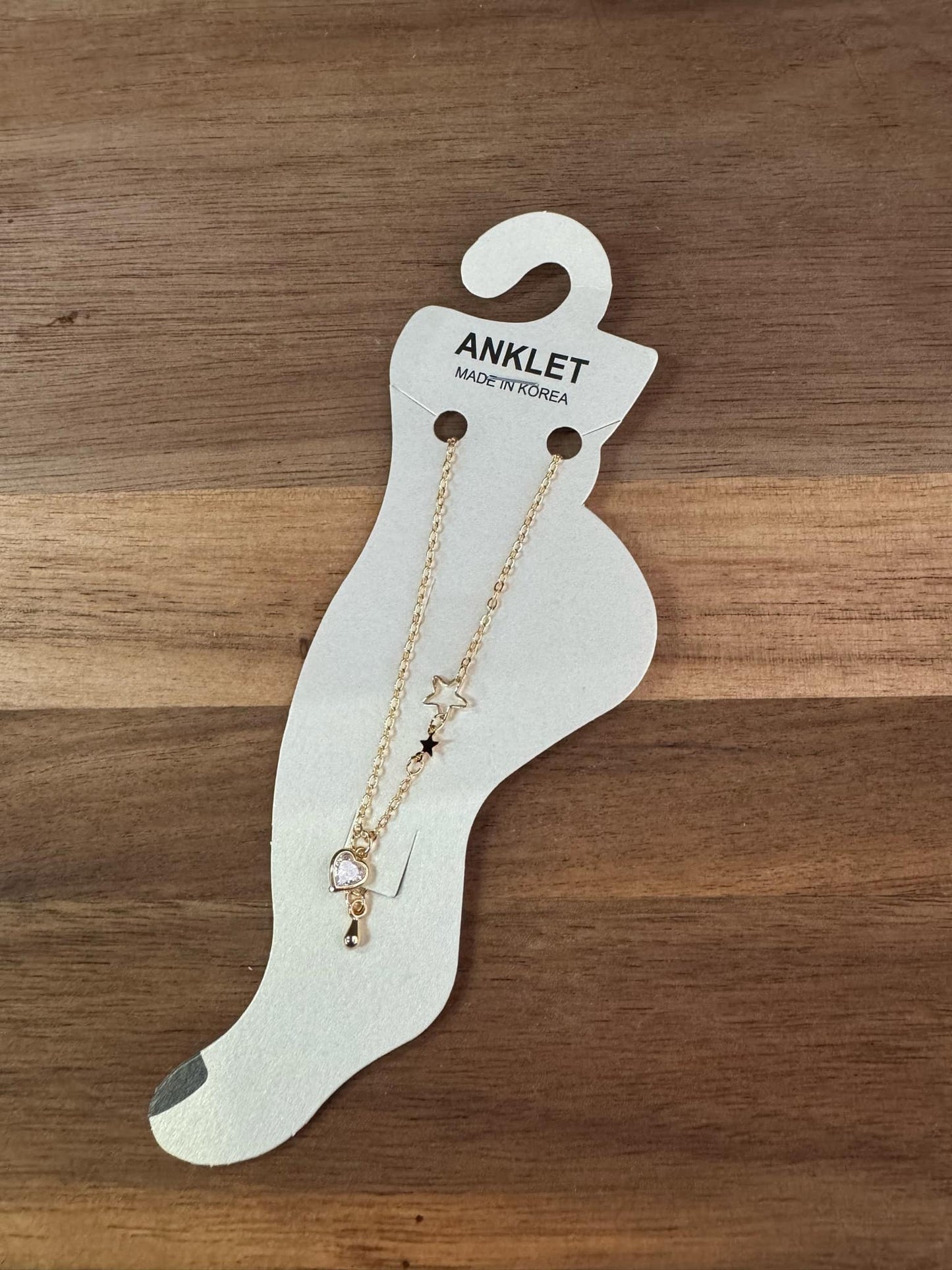 Star Heart Anklet