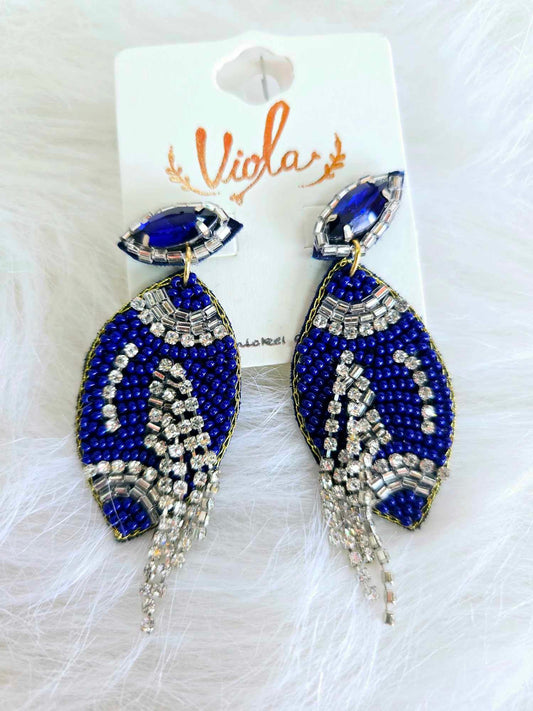 Beaded Game Day Earrings