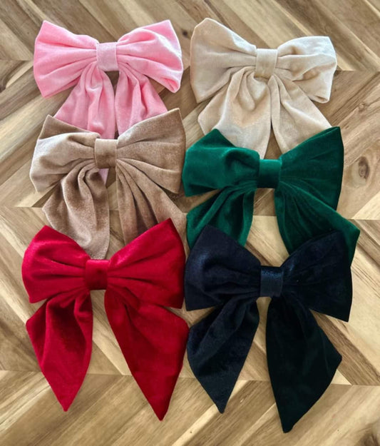 Women's Velvet Hair Bow