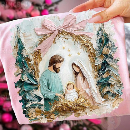 Brush Stroke Nativity