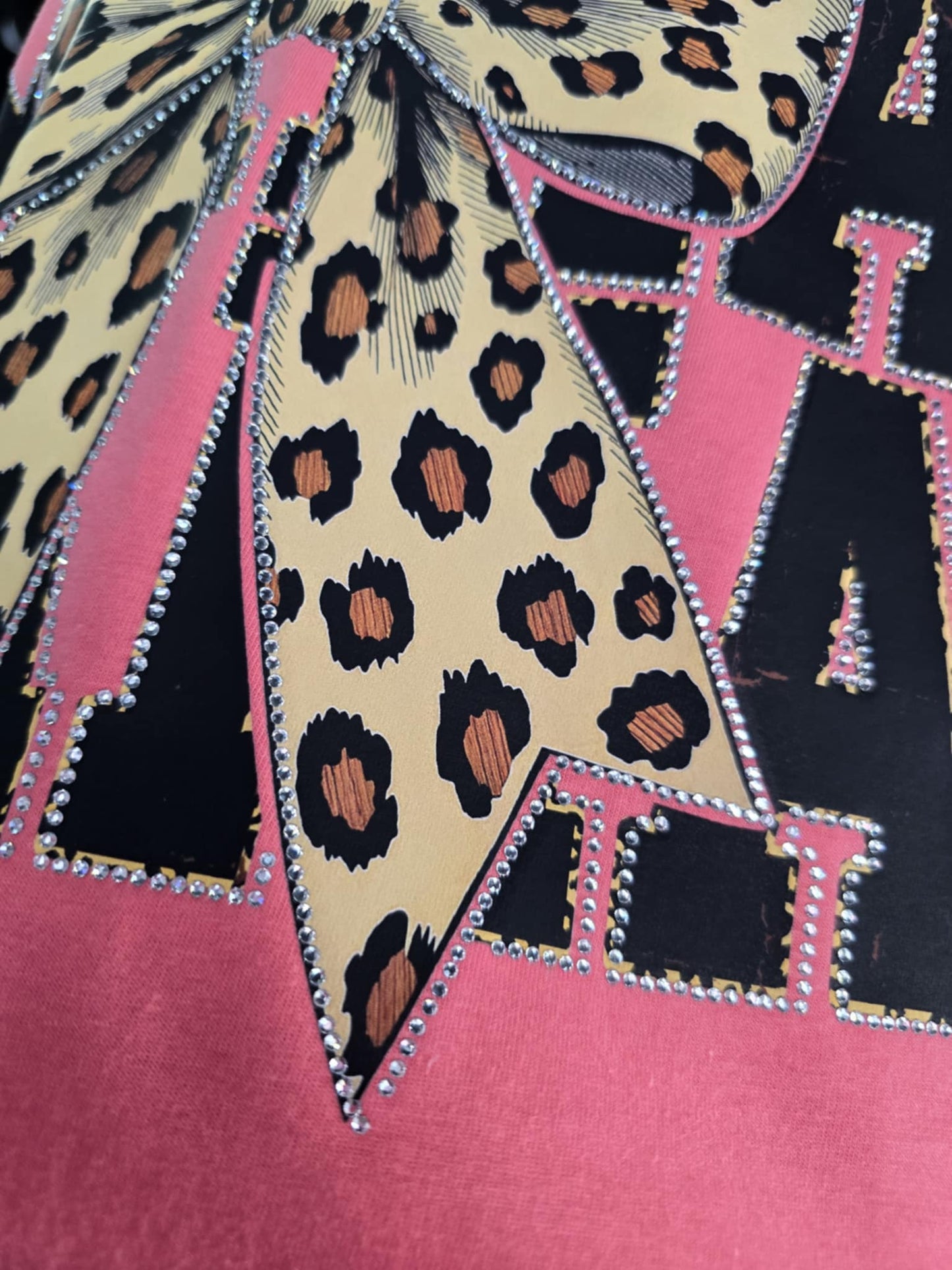 MAMA Cheetah Bow Shirt