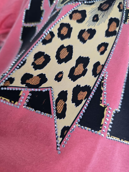 MAMA Cheetah Bow Shirt
