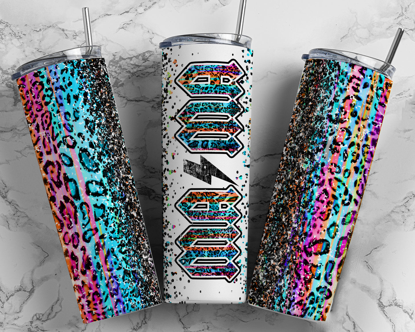 Leopard mama tumbler