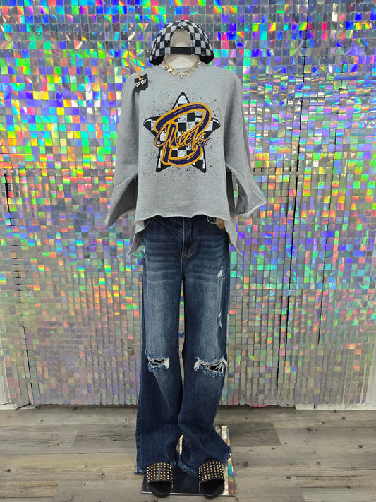 High Low Spirit Swratshirt